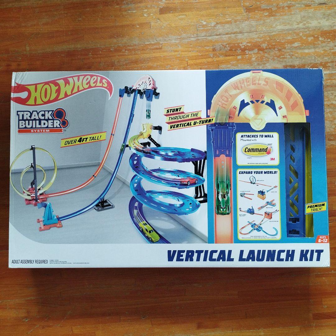 ミニカー Hot Wheels Vertical Launch Kit Hot Wheels Track Builder Stunt Vertical Launch Kit, 50-in Tall