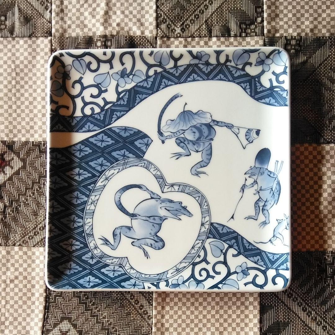 有田焼 琳泉窯 山口亜紀作 鳥獣画 角皿揃 - メルカリ
