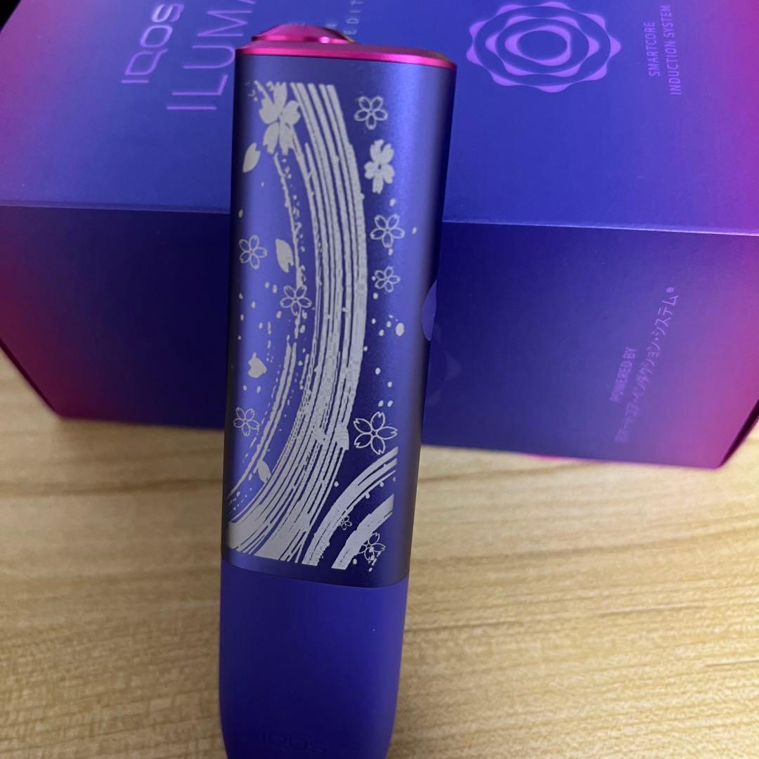 iQOS ILUMA ONE アイコス イルマワン　紫レーザー加工 48番 iQOS ILUMA ONE アイコス イルマ ワン レーザー加工 トライバル