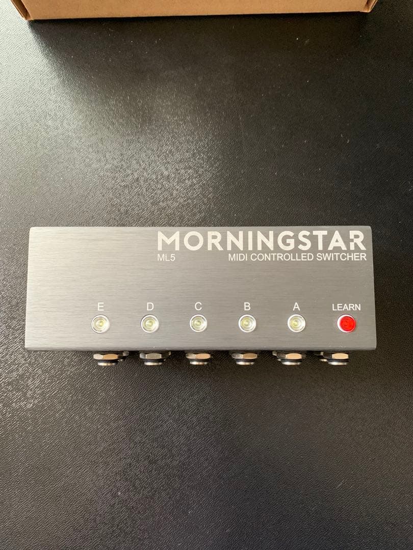 Morningstar FX ML5【MIDIスイッチャー】 MORNINGSTAR FX ML5R MIDIコントロール専用 5ループスイッチャー MIDI