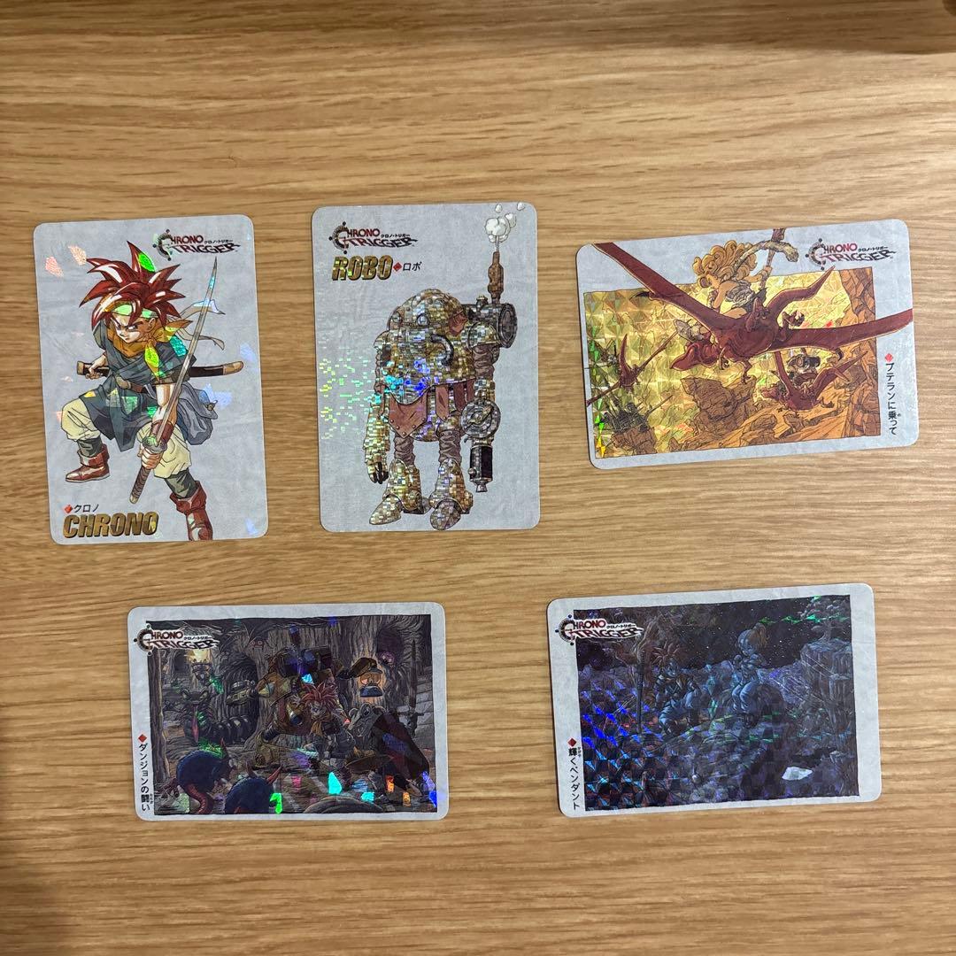 クロノトリガー初回特典カード　非売品5種セット Yahoo!オークション -「クロノトリガー カード」(ゲーム) の落札相場