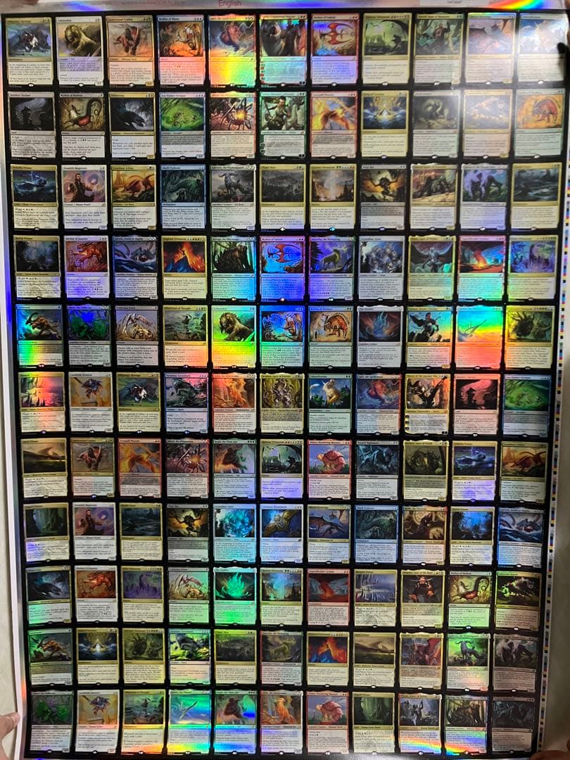 イコリア　foil アンカットシート　mtg MTG War of the Spark Uncut Foil Sheet Apology Sheet Still in