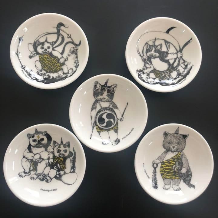 ヒグチユウコ　ノベルティ　虎皿　5種セット ヒグチユウコ ボリス雑貨店 午皿 1枚 ノベルティ｜Yahoo!フリマ（旧