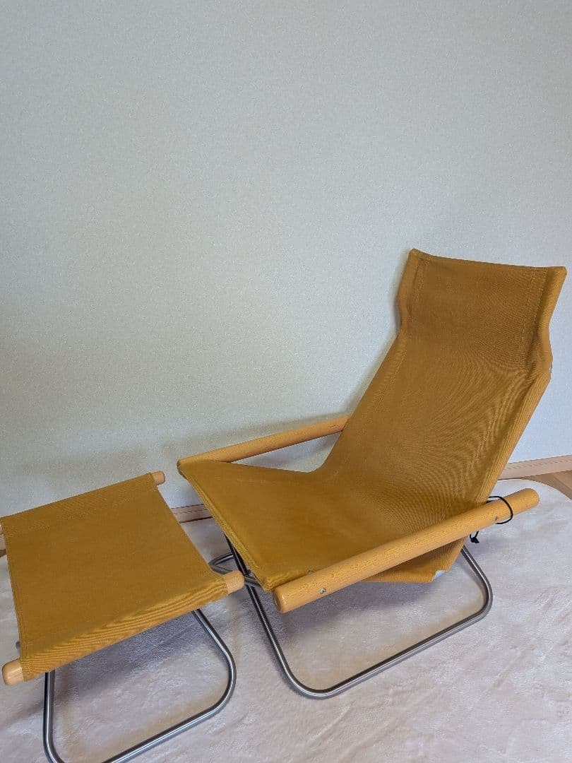 ニーチェアX オットマン付き ナチュラル/キャメル Nychair X Nychair X,キャメル | Nychair X Online Shop