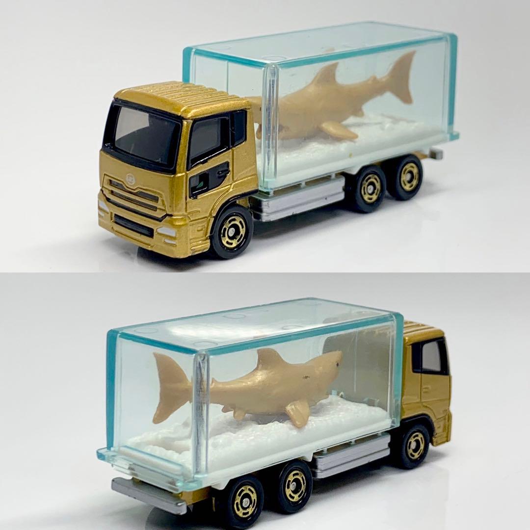 トミカ 日産 ディーゼル クオン 水族館 トラック 金色 サメ 非売品