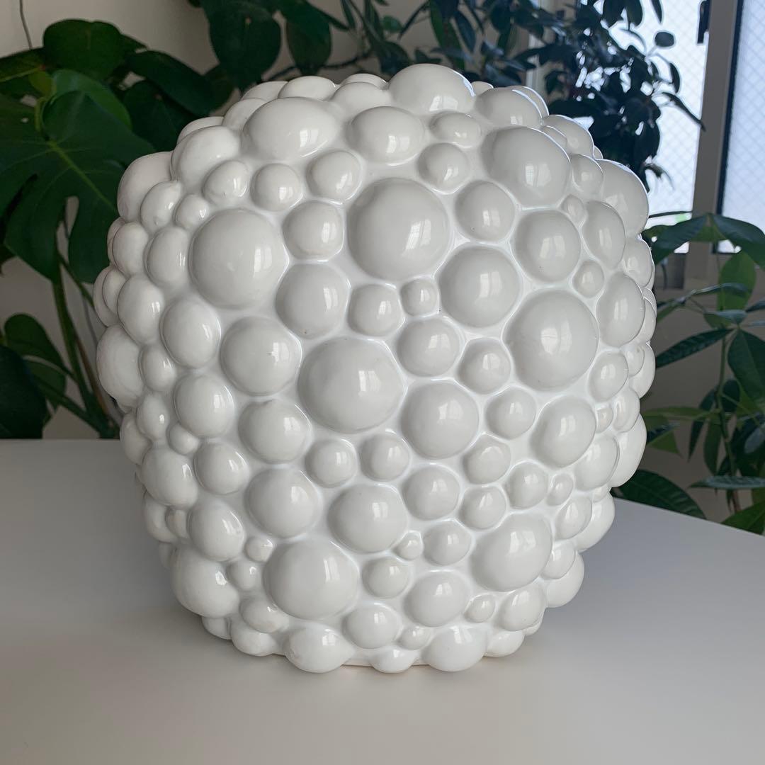 花瓶 ホワイトバブルデザイン 花器 インテリア Amazon.co.jp: YHOMBES 花瓶 陶器 フラワーベース 北欧 白 おしゃれ