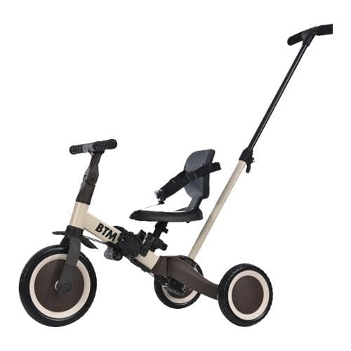 子供用三輪車 4in1 ベージュ×ブラウン 三輪車のりもの押し棒付き 自転車 楽天市場】【楽天1位】子供用三輪車 4in1 子供三輪車 舵取り 棒 三輪車