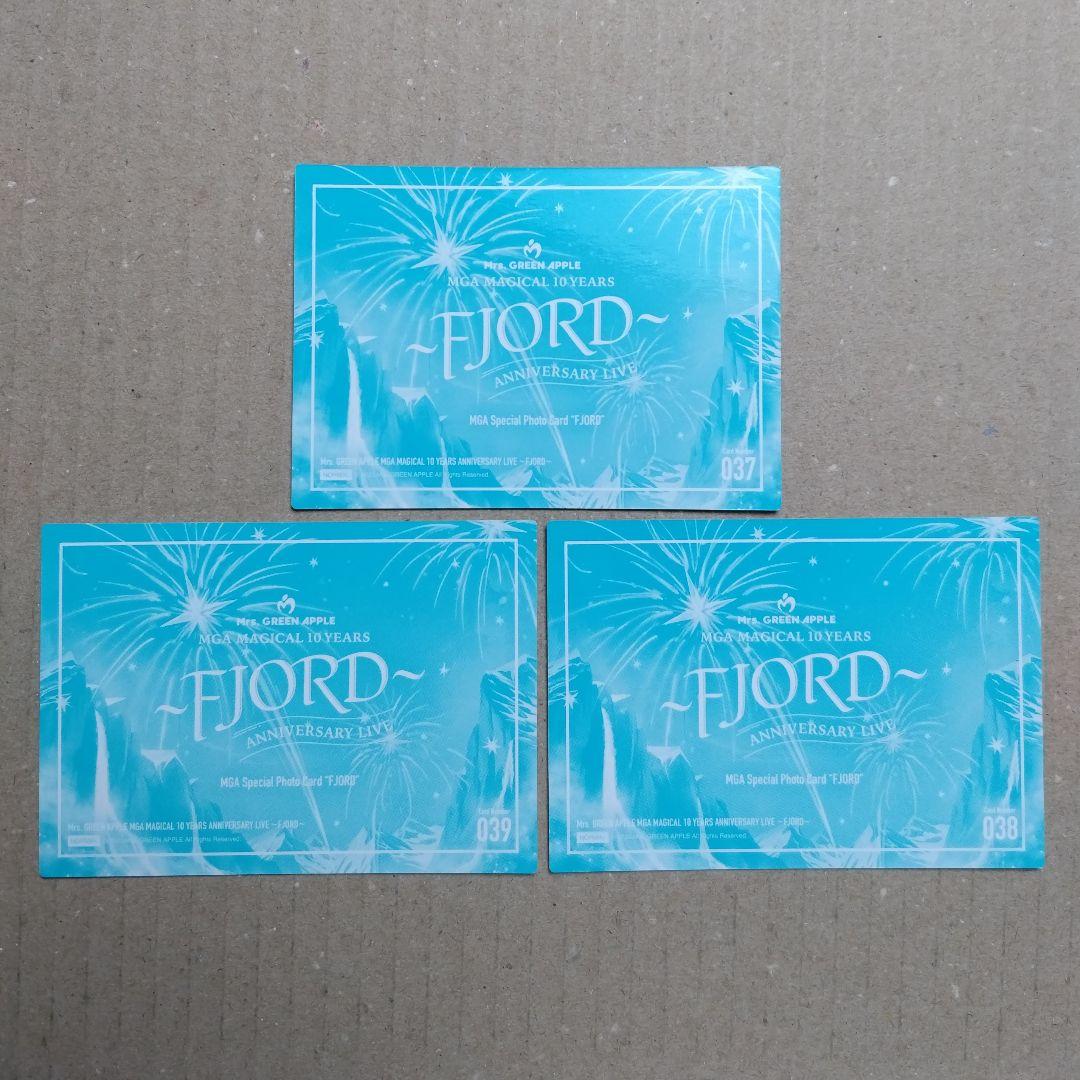 Mrs. GREEN APPLE フォトカード fjord 集合 3枚セット - メルカリ