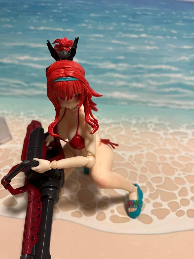 美少女プラモデル　ラピレッドフレーバー　ガレージキット製作、塗装済み