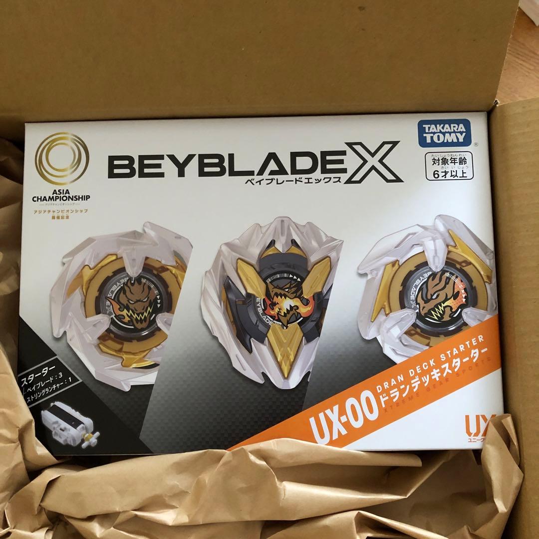 【新品未使用未開封】BEYBLADE X UX-00 ドランデッキスターター UX-00 【タカラトミーモール先行販売】アジアチャンピオンシップ開催