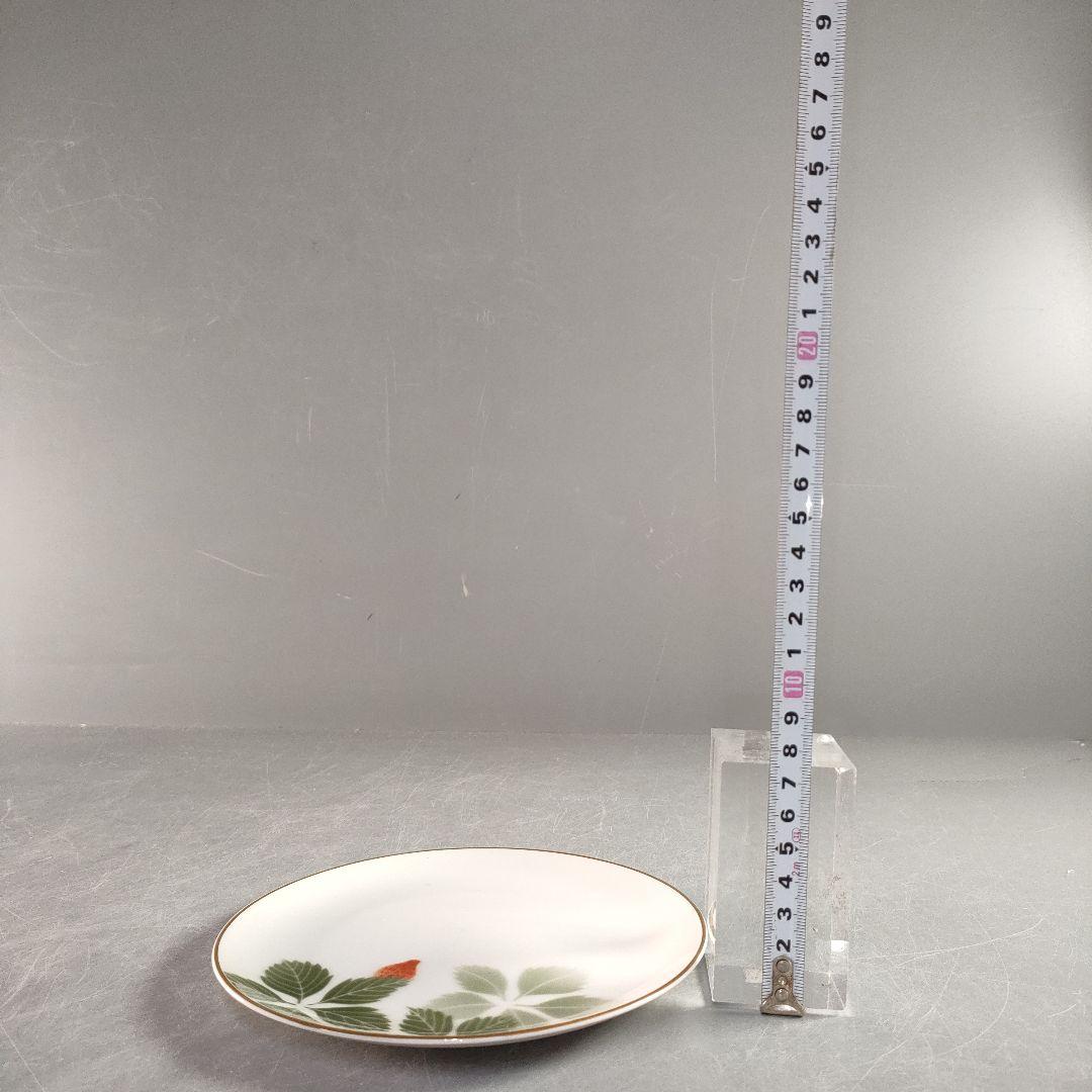 A1341-1/有田焼/深川製磁/果実文銘々皿 苺皿6客・柿皿