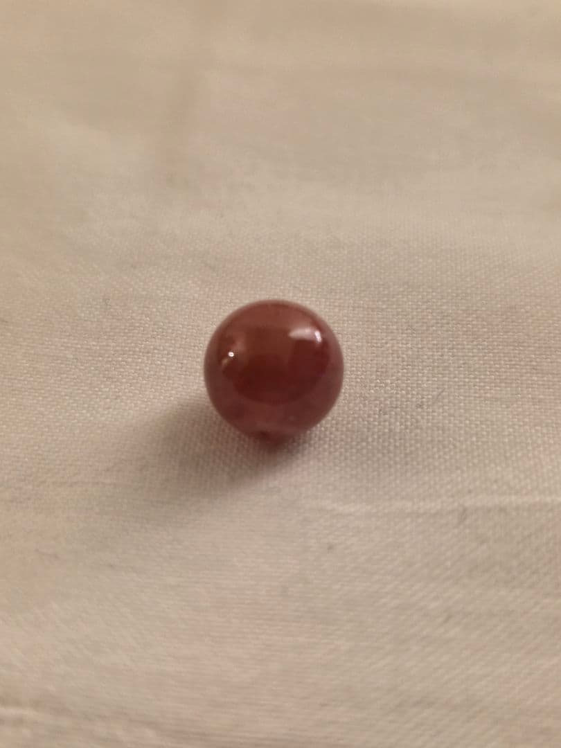 【極美・大人ピンク】天然ストロベリークォーツ 13mm　レピドクロサイト/高密度 1点物】高品質◇ファントム ストロベリークォーツ(レピドクロサイト