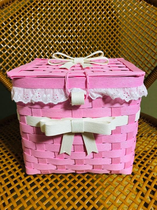 春乃様　オーダーカゴ完成品