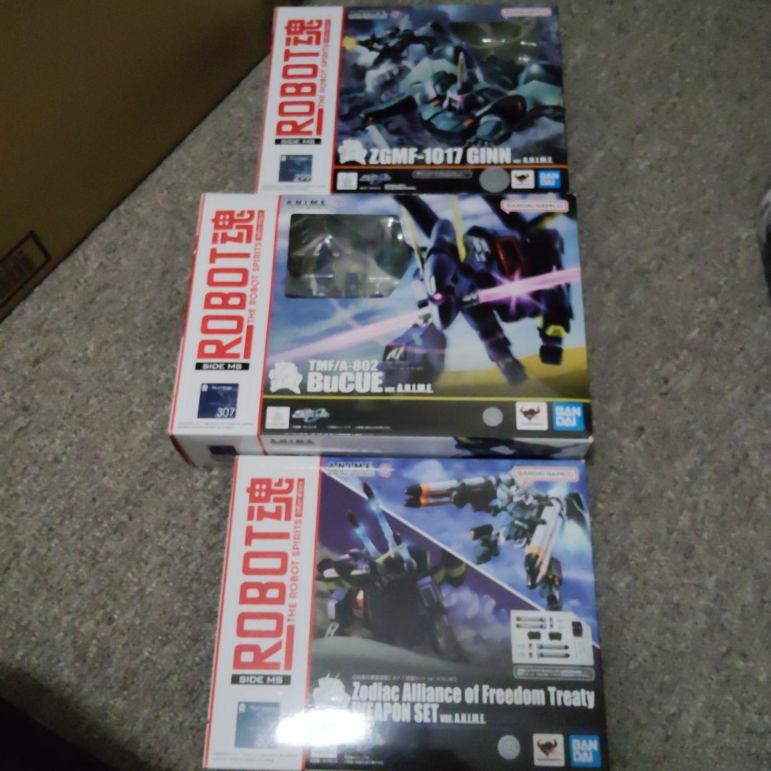 ロボット魂　anime　まとめ　ほぼ未使用　ジン　バグゥ　武器セット 圧巻の可動ギミック＆エフェクトを搭載！『機動戦士ガンダムSEED