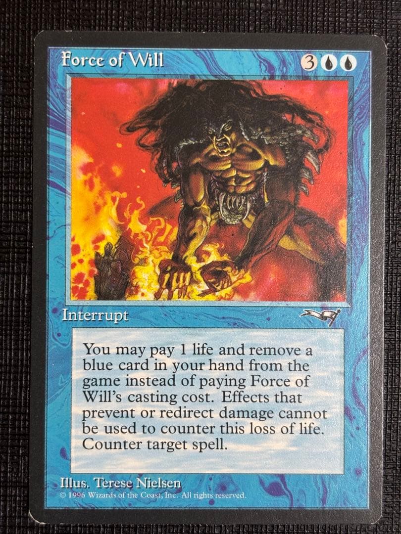 意志の力/Force of Will ミントモール / MINT GAMES MTG(東日本橋) / 【DMR】【JPN】【Foil