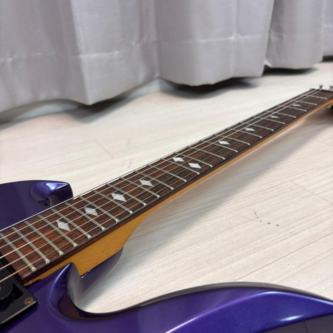 美品 レアカラー b.c.rich モッキンバード　エレキギター パープル