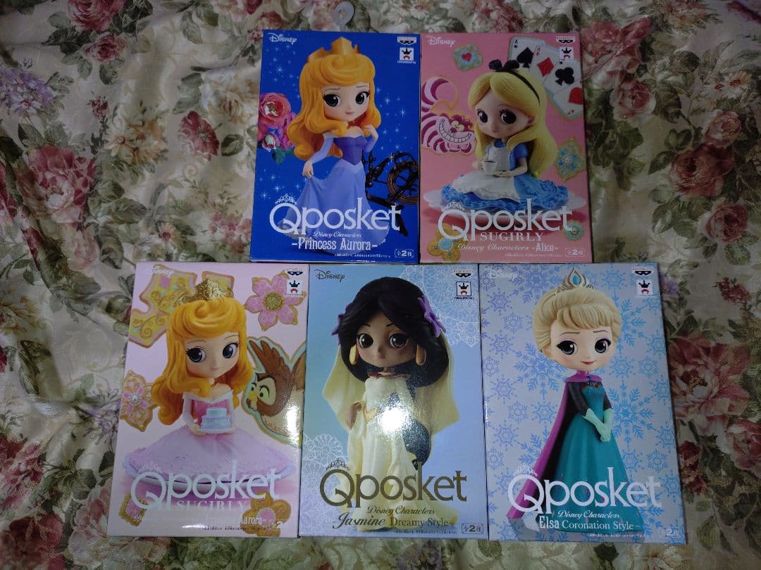 Qposket Disney Characters フィギュア 5体セット Disney Q posket ミニチュアコレクション｜ガシャポンオフィシャルサイト
