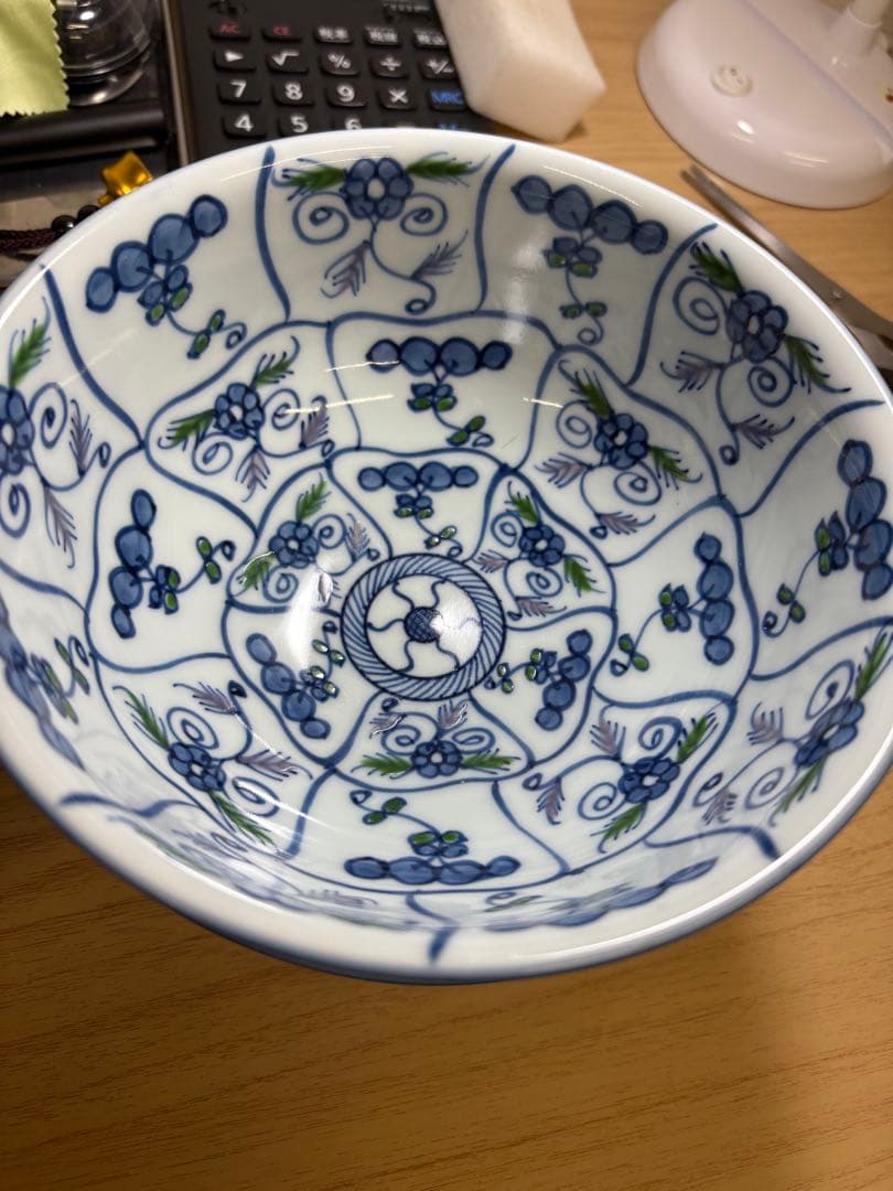 源右衛門窯　染錦なずな紋　麺鉢　源右衛門　4鉢おまとめセット 染錦なずな紋 麺鉢 ｜ 有田焼の源右衛門窯公式オンラインショップ