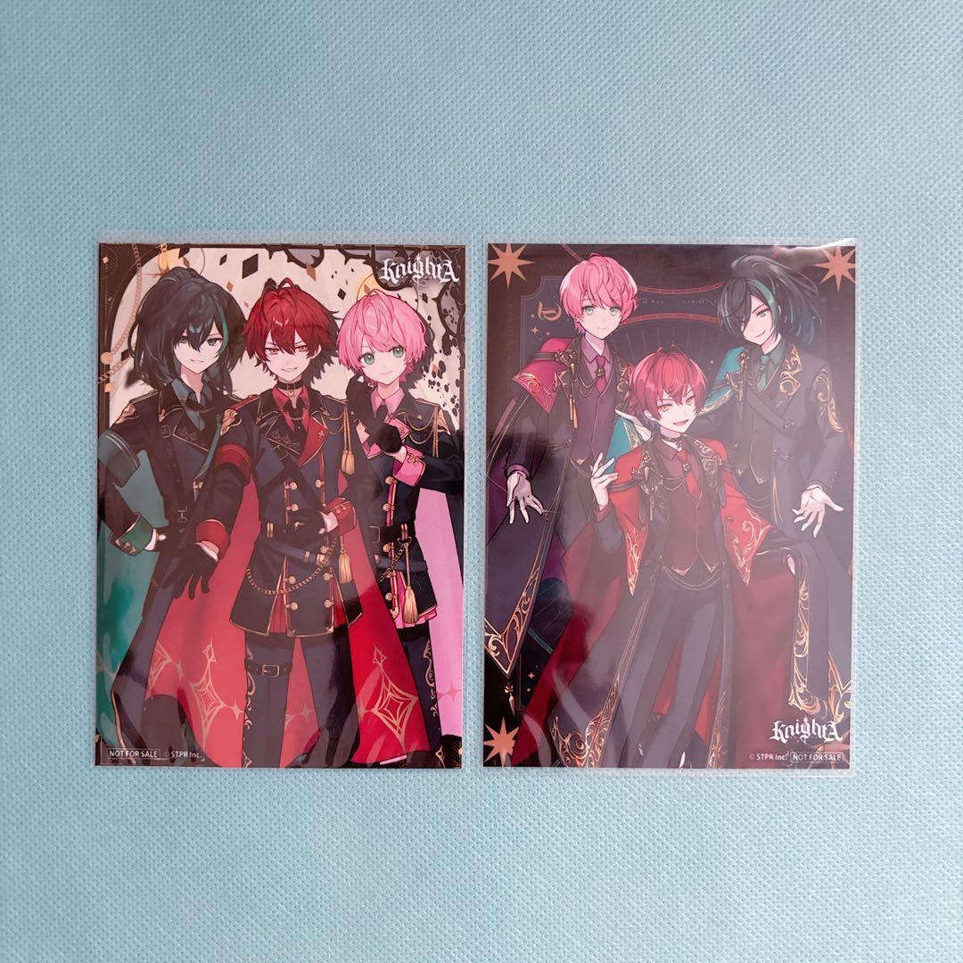 騎士A 騎士X ブロマイド2点セット おすそ分け付き - メルカリ