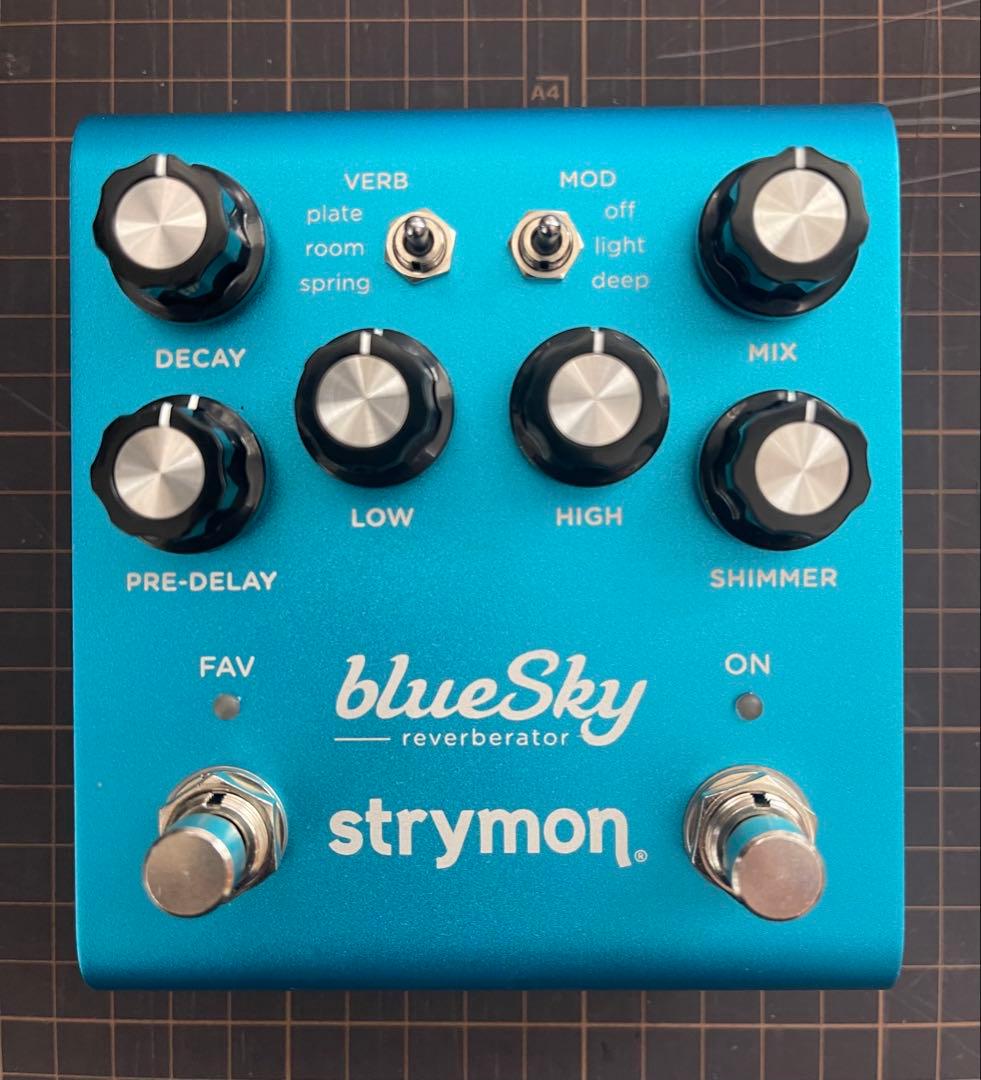 【美品】strymon BlueSky V2 (インサートケーブル2本付) strymon blueSky V2【Reverb】（ストライモン）リバーブ ｜イケベ楽器
