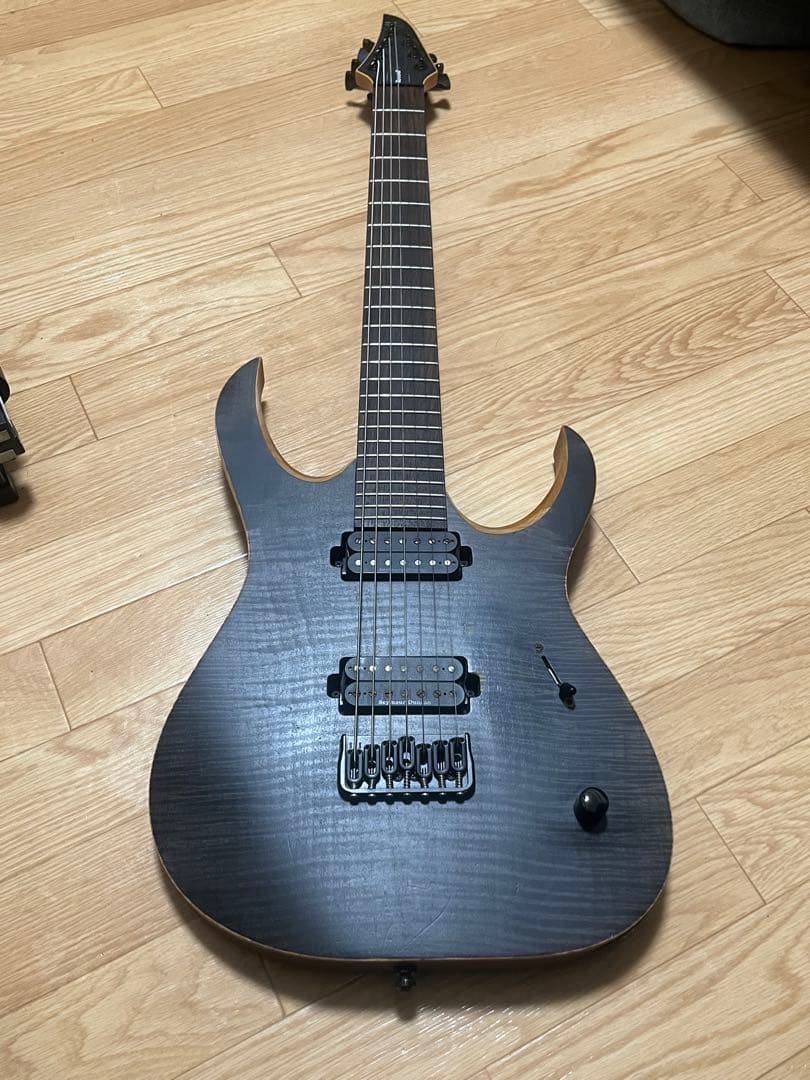 ギター Mayones Duvell Standard 7 2022 - Mayones Duvell Elite 7 Figured Walnut - 40th Anniversary #7