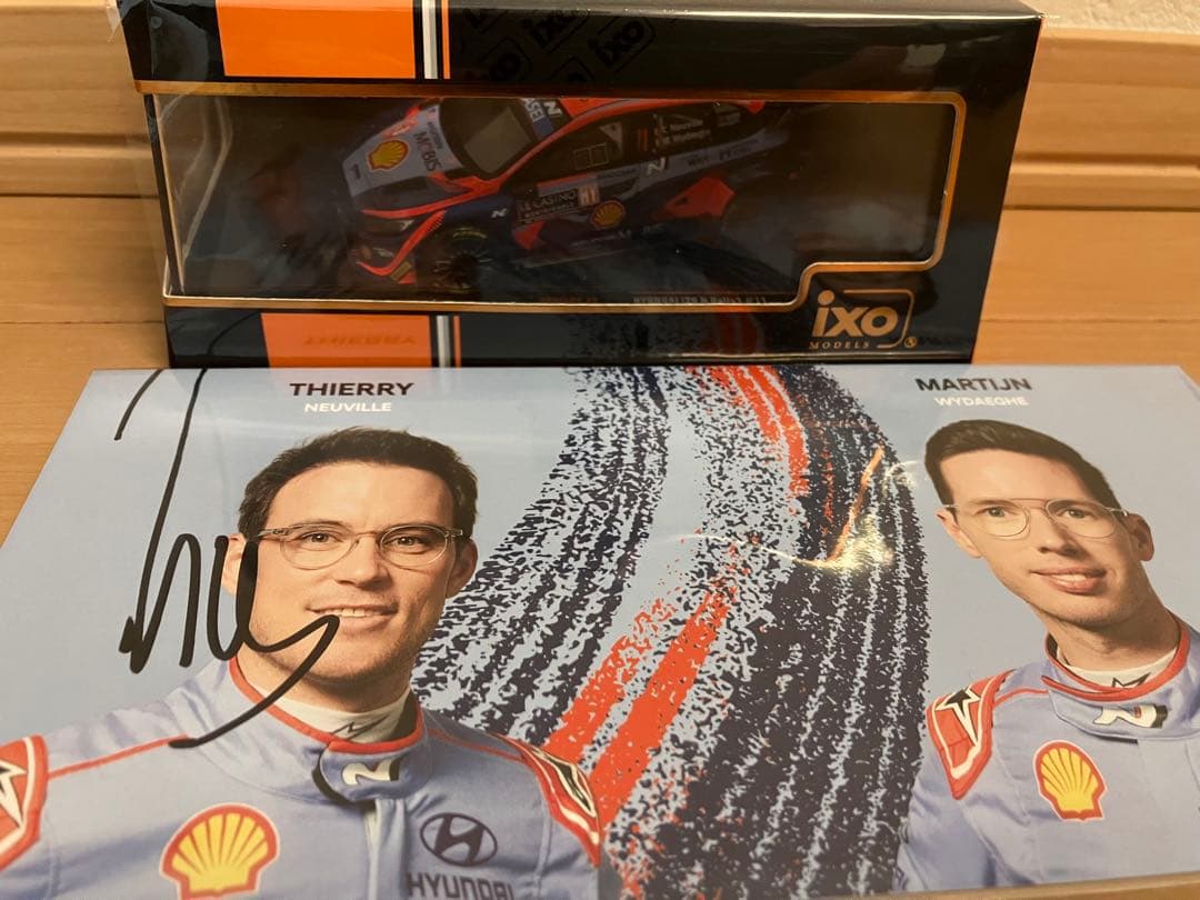 1/43 ヒョンデi20N WRC Rally1 ヌービル選手サイン入りカード付 イクソ 1/43 ヒョンデ i20 N ラリー1 Hybrid No.11 2022 WRC サファリ