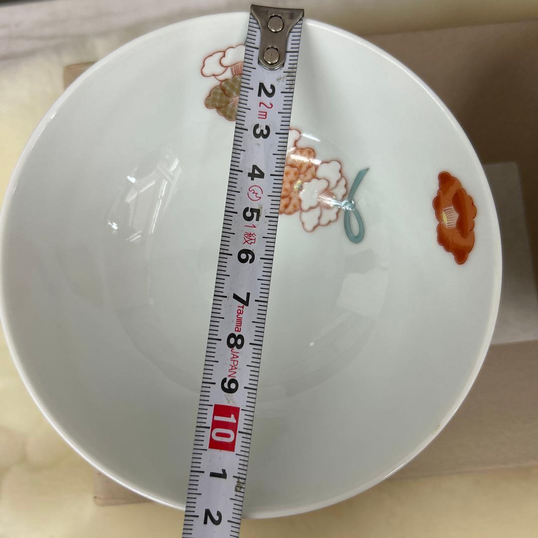 新品未使用 深川製磁 廃盤 組飯碗 紅白花結び 夫婦茶碗 - メルカリ