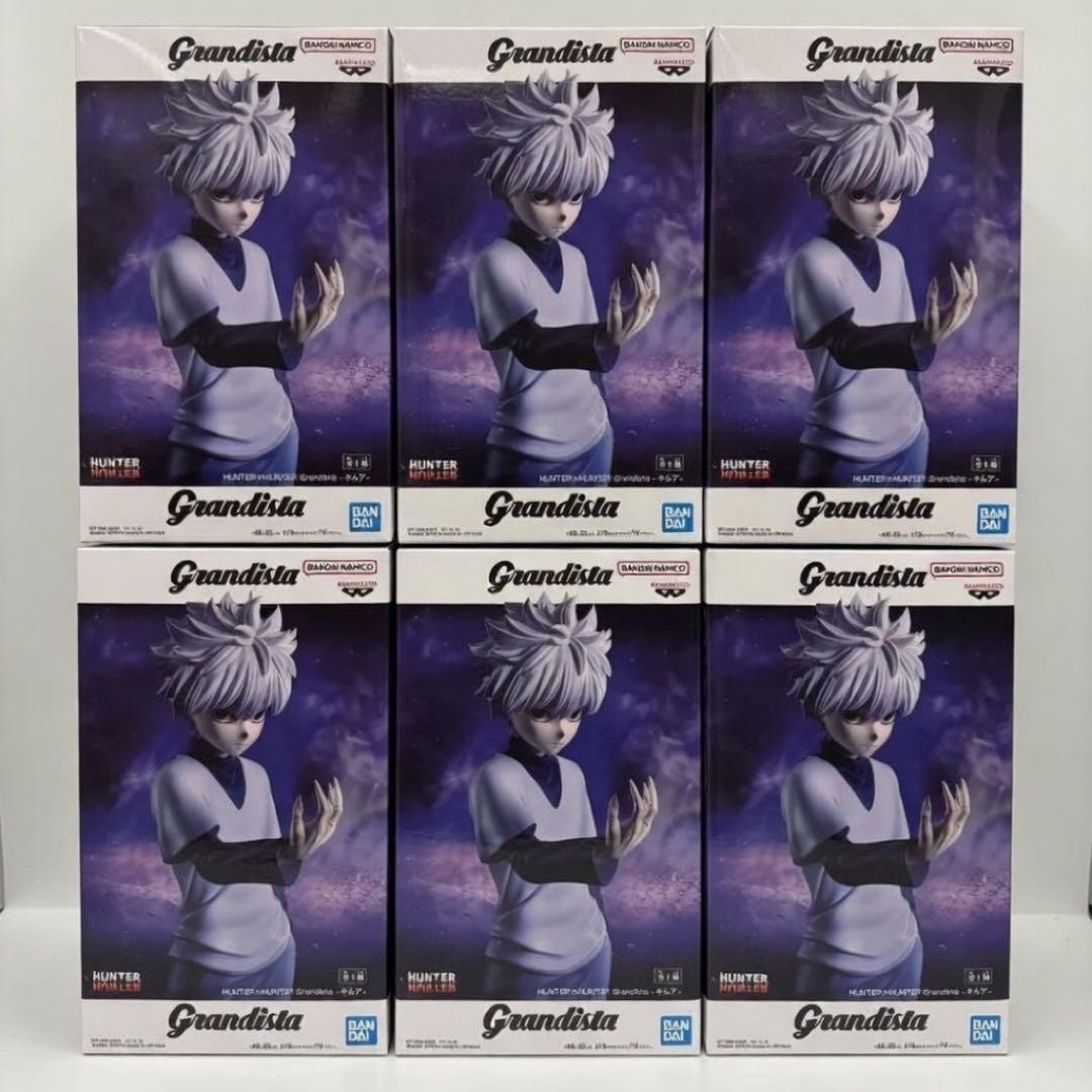 キルア グランディスタ 6個セット HUNTER×HUNTER キルア クラピカ グランディスタ フィギュア セット