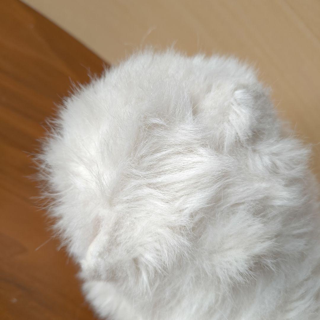 昭和レトロ ペルシャ猫 白猫 オオイケ OIKE 当時物 ぬいぐるみ