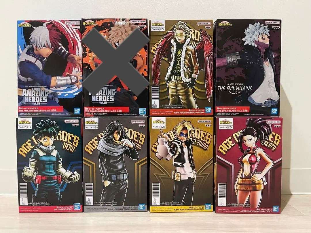 僕のヒーローアカデミア フィギュア8種セット - メルカリ